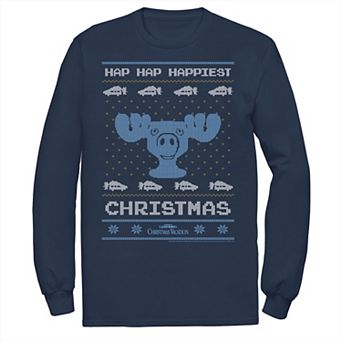 Men's National Lampoon's Christmas Vacation Hap Hap Happiest Ugly Graphic Tee