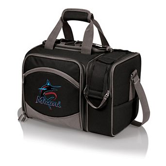 Picnic Time Miami Marlins Malibu Picnic Basket Cooler Set
