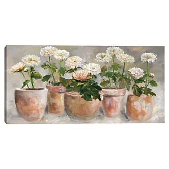 Masterpiece Mums the Word Canvas Wall Art