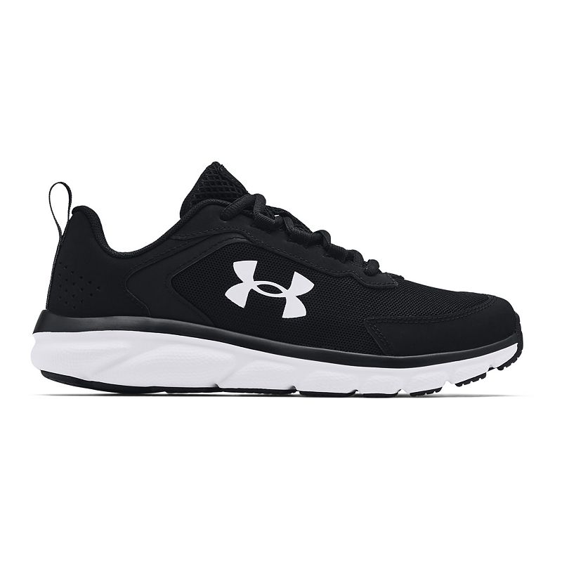 Under Armour Assert 9 Grade School Kids Running Shoes, Boys, Size: 4 Wide - 3024850-001 - Athletic Shoes and Sneakers  sku 3024850-001