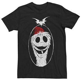 Disney's The Nightmare Before Christmas Men's Santa Jack Portrait Tee