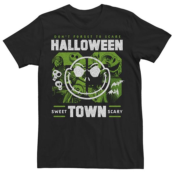 Disney's The Nightmare Before Christmas Men's Halloween Town Collage Tee