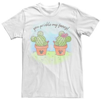 Disney's Mickey & Friends Mickey & Minnie Men's You Prickle My Fancy Tee
