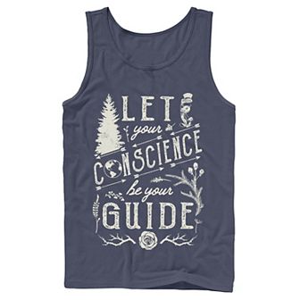 Men's Disney Pinocchio Let Your Conscience Be Your Guide Tank Top
