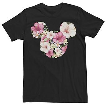 Disney's Mickey & Friends Mickey Floral Fill Men's Tee