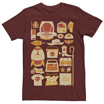 Disney / Pixar's Toy Story Men's Icons Poster Tee