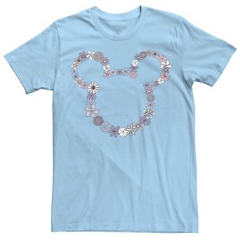 Disney's Mickey & Friends Mickey Floral Outline Men's Tee