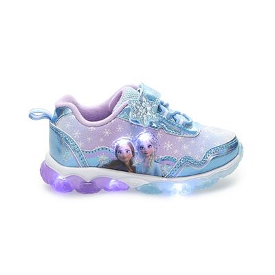 Disney's Frozen Anna Elsa Toddler Girls' Light-Up Sneakers
