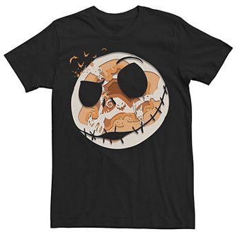 Disney's The Nightmare Before Christmas Jack Skellington Men's Paper Cut Fill Tee