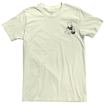 Disney's Winnie The Pooh Simple Left Chest Men's Tee
