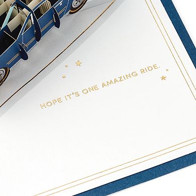 Hallmark Signature Paper Wonder Pop Up Birthday Classic Car Greeting Card
