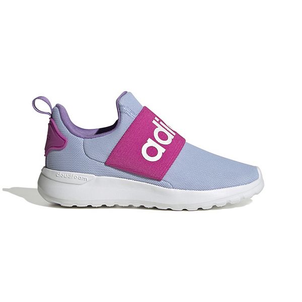 adidas Lite Racer Adapt 4.0 Kids' Running Shoes - Blue Fuchsia Violet (5.5)