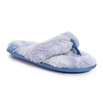 MUK LUKS Maren Faux Fur Women's Thong Slippers