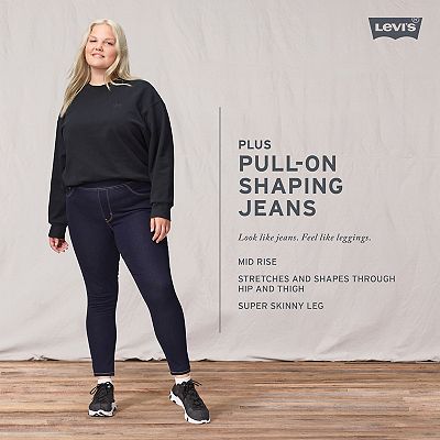 Plus Size Levi s Pull On Shaping Jeans