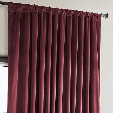EFF Heritage Plush Velvet Extra Wide Curtain