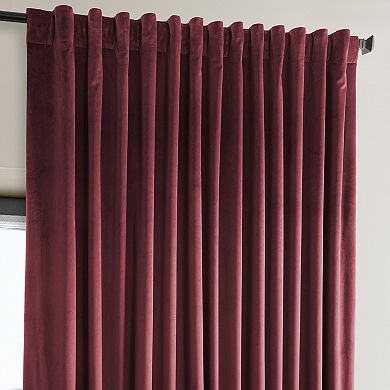 EFF Heritage Plush Velvet Extra Wide Curtain