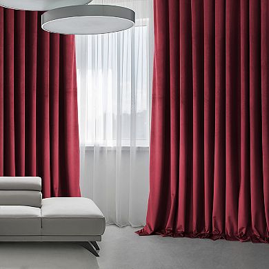 EFF Heritage Plush Velvet Extra Wide Curtain