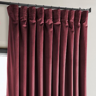 EFF Heritage Plush Velvet Extra Wide Curtain