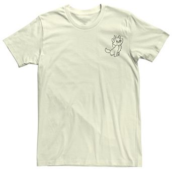 Disney's The Aristocats Marie Men's Outline Pocket Tee
