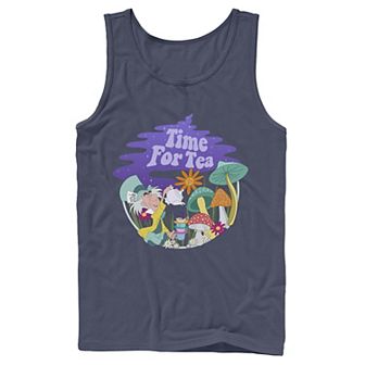 Men's Disney Alice In Wonderland Mad Hatter Time For Tea Tank Top