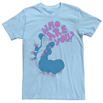 Disney's Alice In Wonderland Caterpillar Men's Who Are You Tee