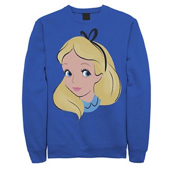 Men's Disney Alice In Wonderland Alice Big Face Sweatshirt