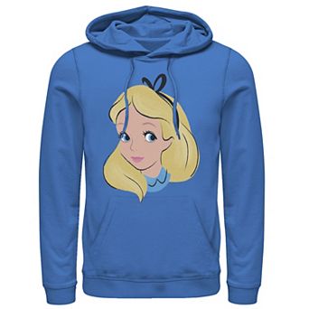 Disney's Alice In Wonderland Alice Men's Big Face Hoodie