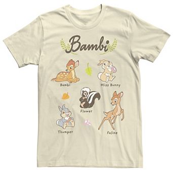 Disney's Bambi Men's Characters Tee