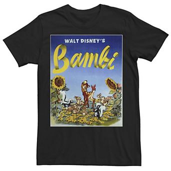 Disney's Bambi Men's Sunflower Poster Tee