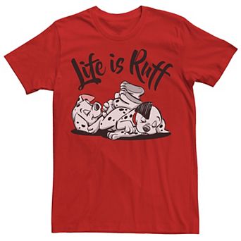 Disney's 101 Dalmatians Men's Sleeping Puppies Life Is Ruff Tee