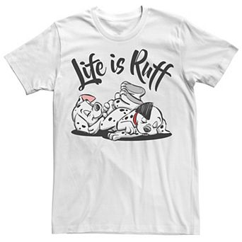 Disney's 101 Dalmatians Men's Sleeping Puppies Life Is Ruff Tee