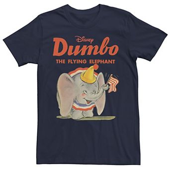 Disney's Dumbo Men's The Flying Elephant Classic Portrait Tee