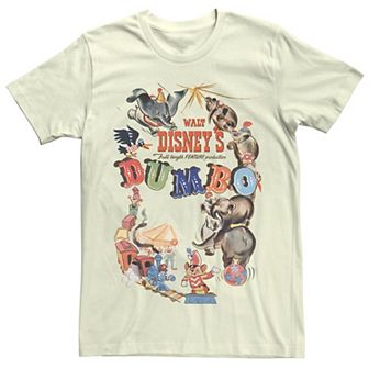 Disney's Dumbo Men's Vintage Movie Poster Tee
