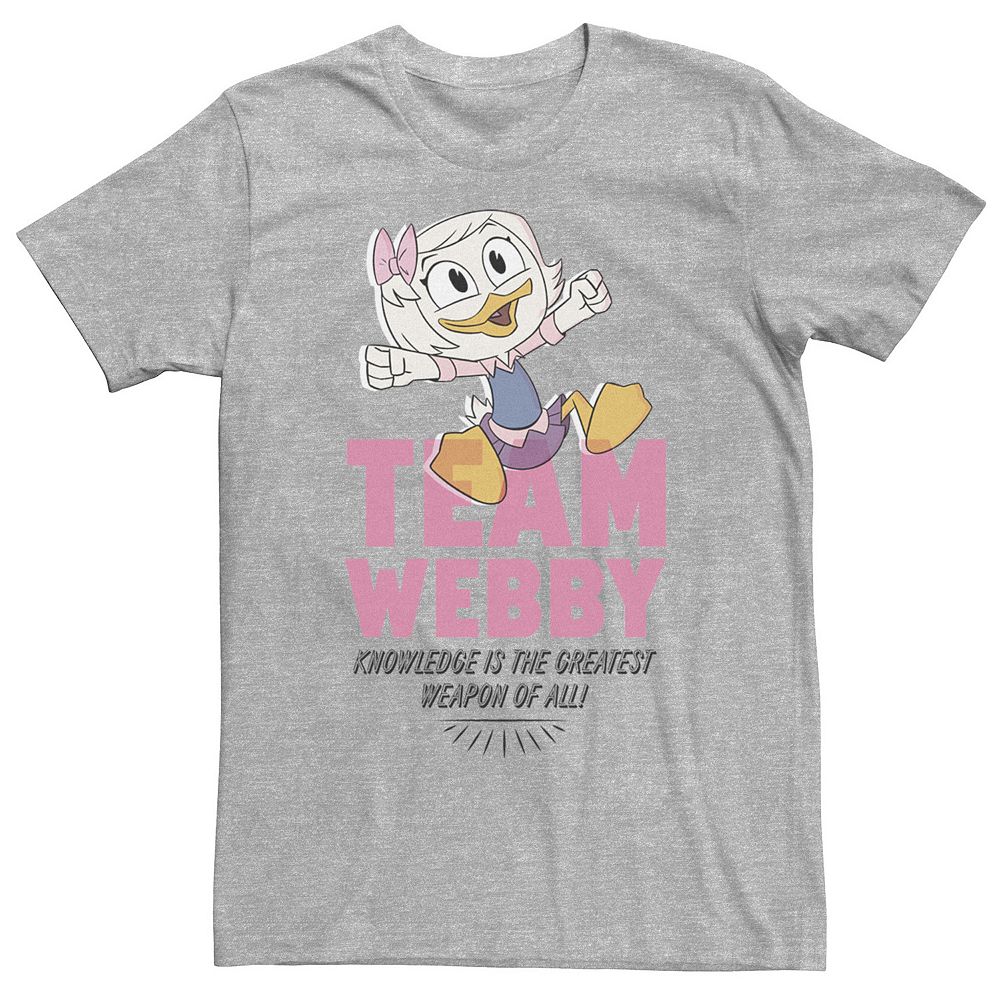 Disney's DuckTales Team Webby Men's Knowledge Is The Greatest Weapon Tee