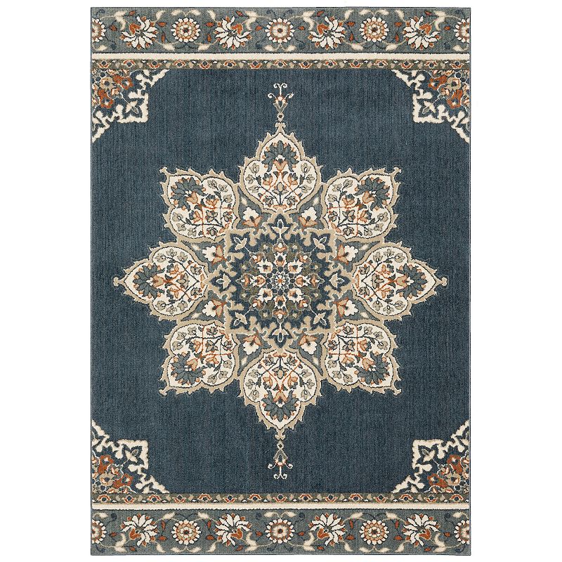 StyleHaven Freeport Star Medallion Area Rug, Blue, 10X13 Ft