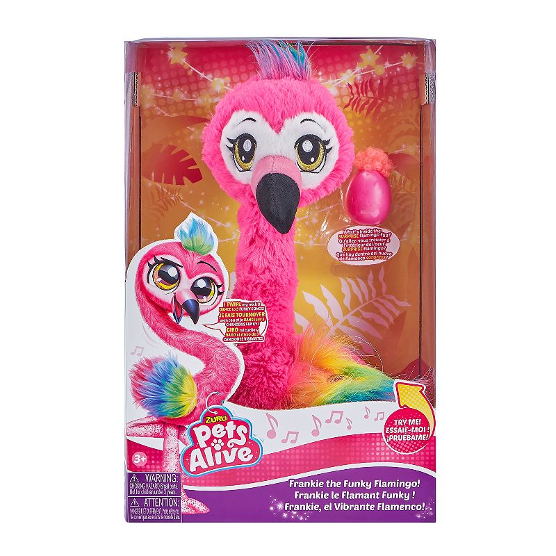 UPC 193052023803 product image for Zuru Pets Alive Frankie the Funky Flamingo Musical Toy, Multicolor | upcitemdb.com