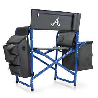 Picnic Time Atlanta Braves Fusion Backpack Chair with Cooler