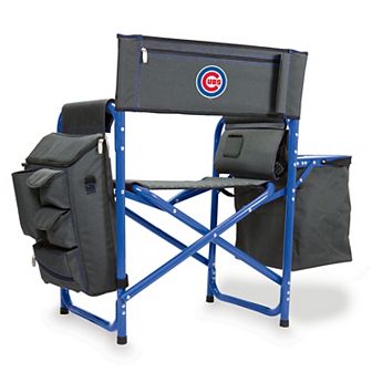 Picnic Time Chicago Cubs Fusion Backpack Chair with Cooler