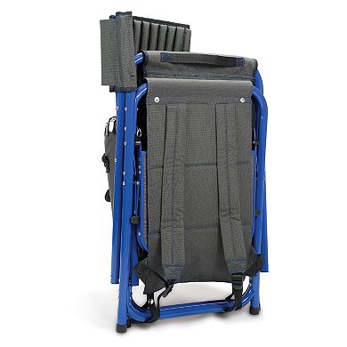 Picnic Time Chicago Cubs Fusion Backpack Chair with Cooler