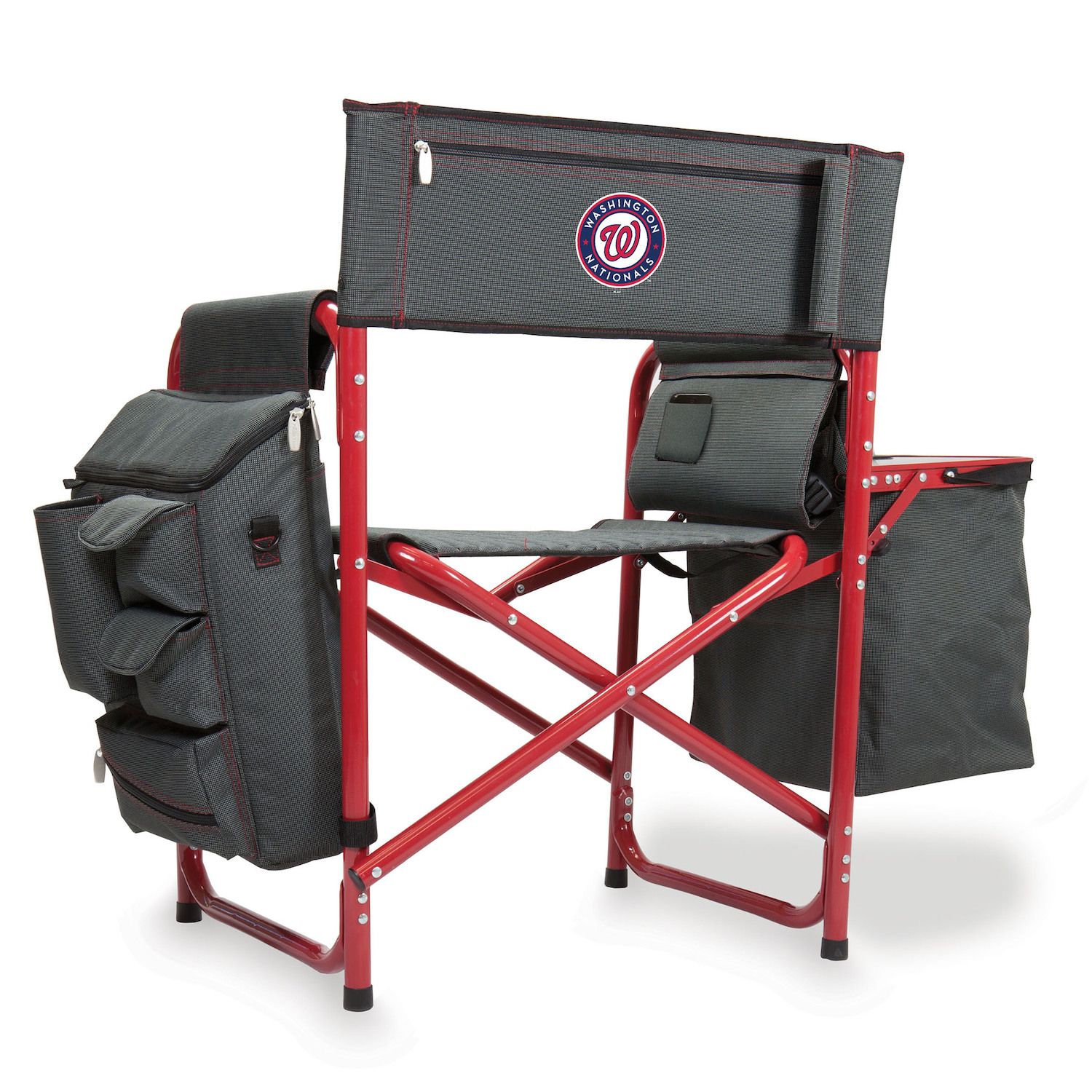 Louisville Cardinals Black Big Bear XL Camp Chair with Cooler
