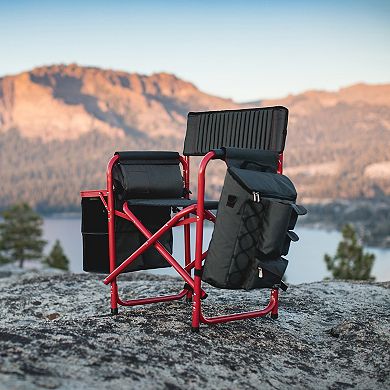 Picnic Time Cincinnati Reds Fusion Backpack Chair with Cooler
