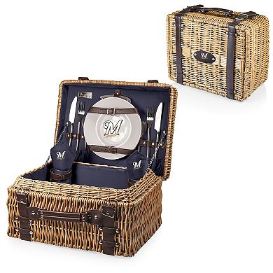 Picnic Time Milwaukee Brewers Champion Picnic Basket
