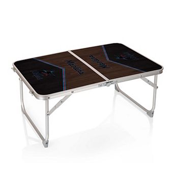 Picnic Time Miami Marlins Mini Folding Table