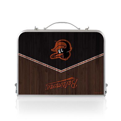Picnic Time Baltimore Orioles Mini Folding Table