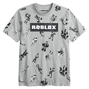 Boys 8 20 Roblox Long Sleeve Graphic Tee - white sleeves roblox