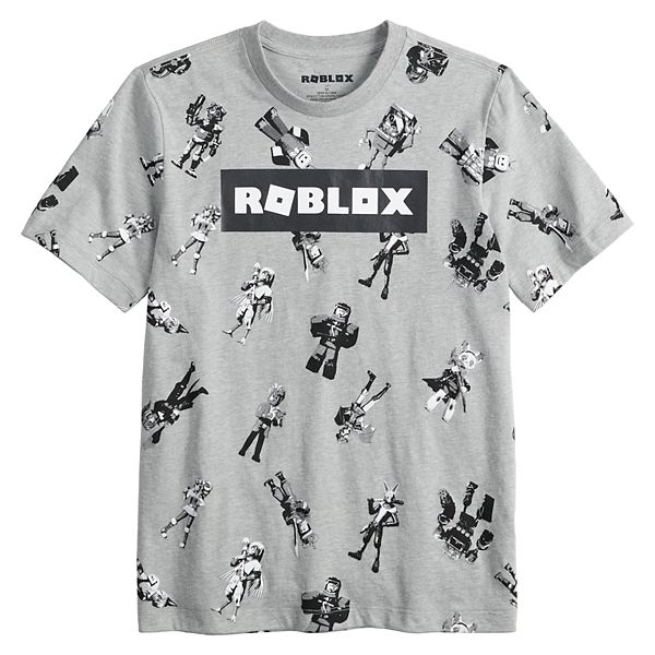 T-Shirt boy black white - Roblox
