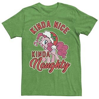 Men's My Little Pony Christmas Kinda Nice Kinda Naughty Tee