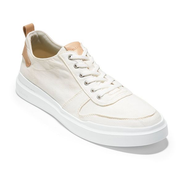 Cole Haan GrandPro Rally Men's Canvas Sneakers - Ivory Natural (13)