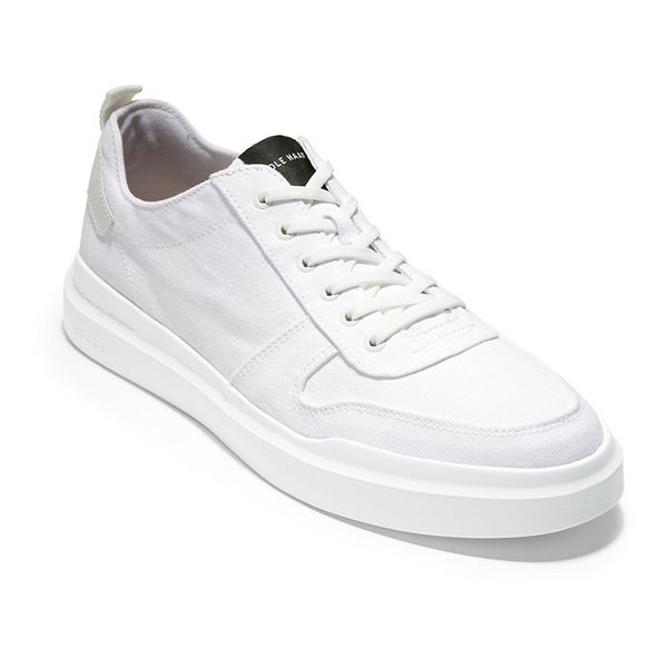 Cole Haan Grandpro Rally Canvas Court Sneaker Lace Up OPTIC WHITE CANVAS