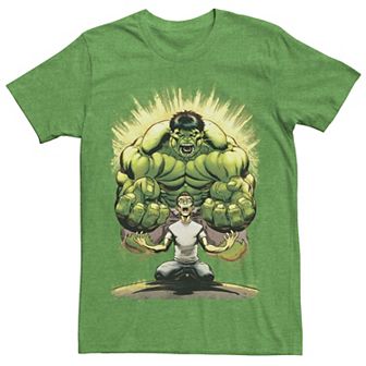 Men's Marvel Hulk Insane In Both Bodies Tee